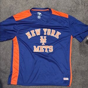 Stitches Blue NY Mets Athletic Jersey